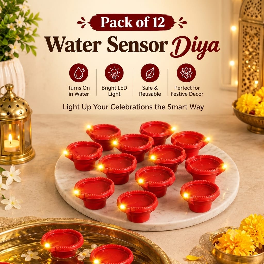 Magic Water Sensor Diya. – Pack of 12