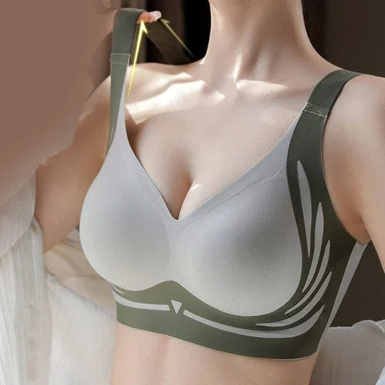 😍🔥Suhana™ London-Paris Premium Designer Edition Anti-Sagging Mega Lift Padded Wireless Bra🥰🔥 ( PACK OF 4 )