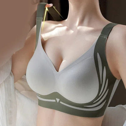 😍🔥Suhana™ London-Paris Premium Designer Edition Anti-Sagging Mega Lift Padded Wireless Bra🥰🔥 ( PACK OF 4 )