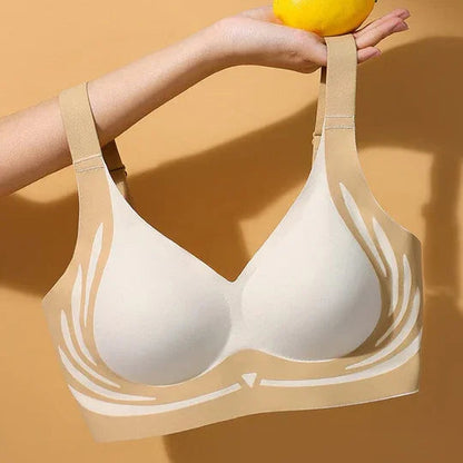 😍🔥Suhana™ London-Paris Premium Designer Edition Anti-Sagging Mega Lift Padded Wireless Bra🥰🔥 ( PACK OF 4 )