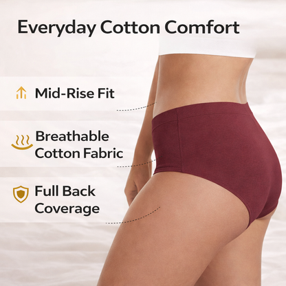 Ultra Period Panty – Leak-Proof Underwear for Maximum Protectionm (Pack of 4)