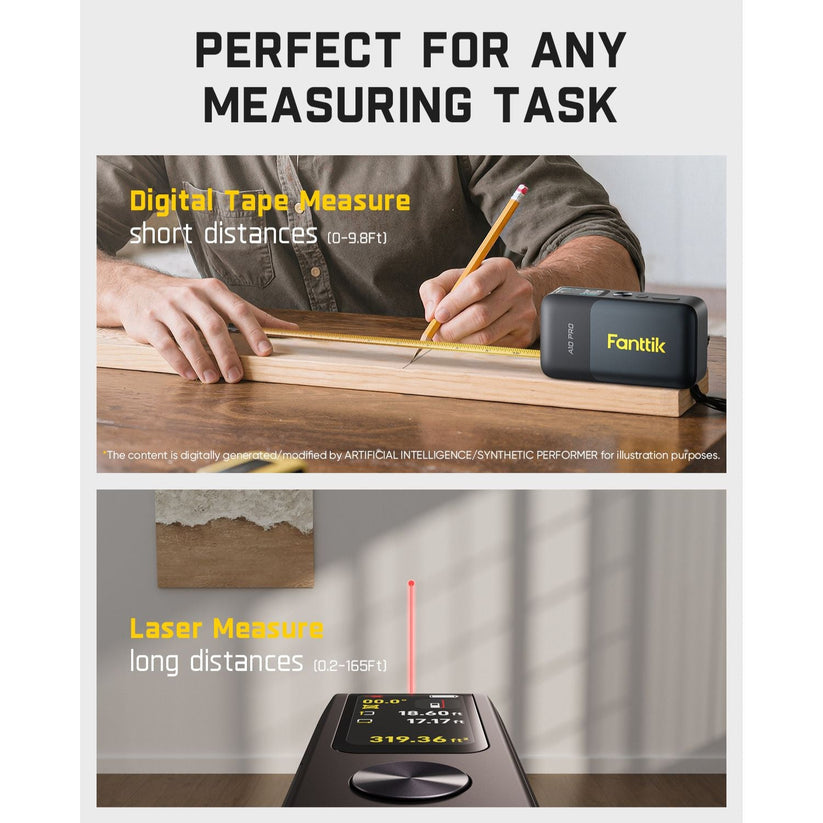 A10 Pro 2-in-1 Laser Distance Meter