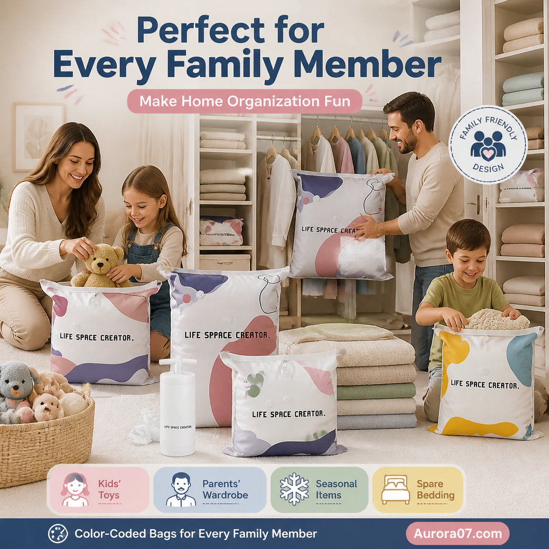 Vacuum Storage Bags – Press & Seal (PACK OF 6)