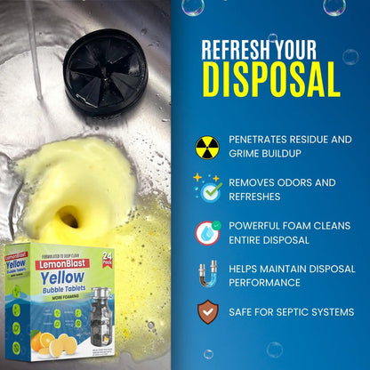 Lemon Blast Yellow Bubble Tablets | 🔥FLAT 50% OFF SAVING🔥