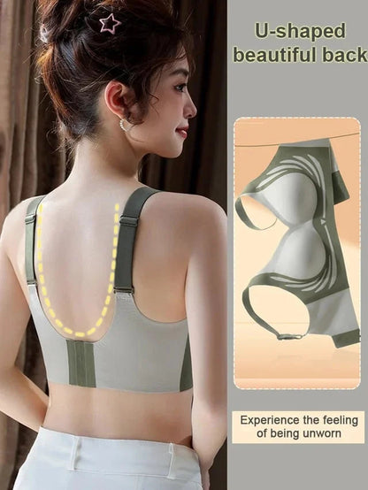 😍🔥Suhana™ London-Paris Premium Designer Edition Anti-Sagging Mega Lift Padded Wireless Bra🥰🔥 ( PACK OF 4 )