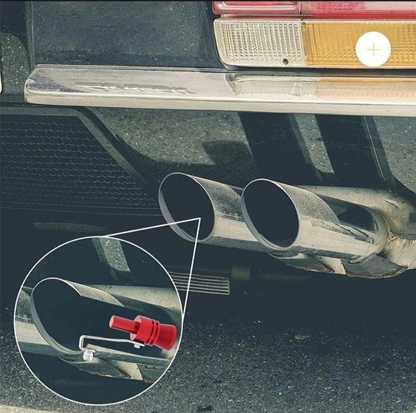 🔥🔊Medium Universal Turbo Sound Noise Exhaust Muffler Pipe Whistle Valve🚗💨