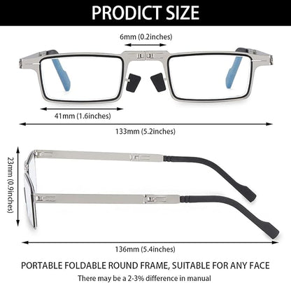 Ultra Light Material Screwless Foldable Reading Glasses @ Rs. 599/-