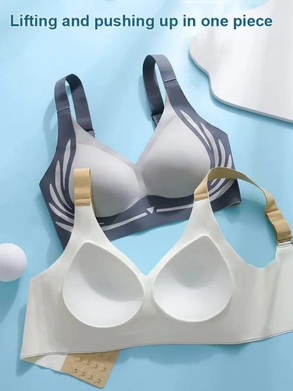 😍🔥Suhana™ London-Paris Premium Designer Edition Anti-Sagging Mega Lift Padded Wireless Bra🥰🔥 ( PACK OF 4 )