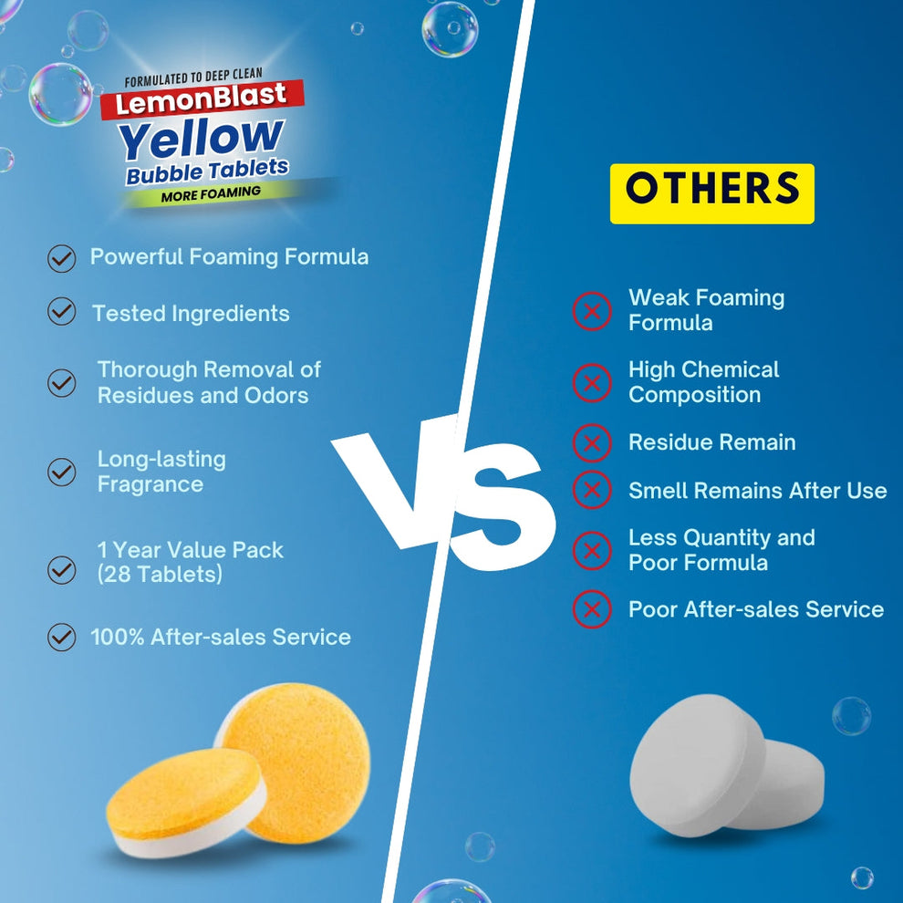 Lemon Blast Yellow Bubble Tablets | 🔥FLAT 50% OFF SAVING🔥