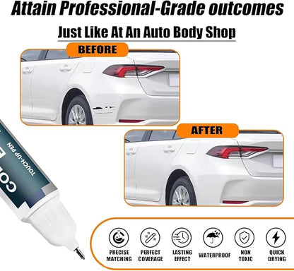 Car Scratch Remover Pen | Quick Dry Automotive Paint for Deep Scratches | Easy Applicator for Cars & Bikes
