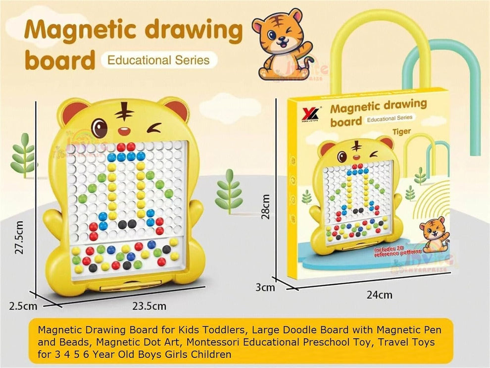 🧲Magnetic Drawing Board – Educational Creativity Board