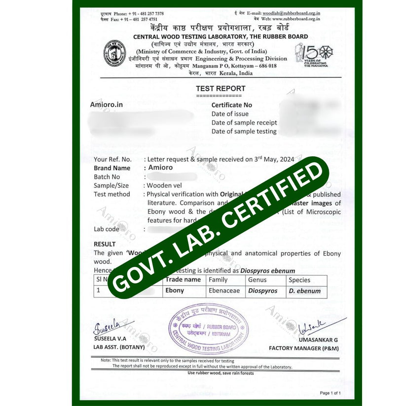 Certified Karungali Malai with Lord Murugan Pendant | Protection, Health & Success