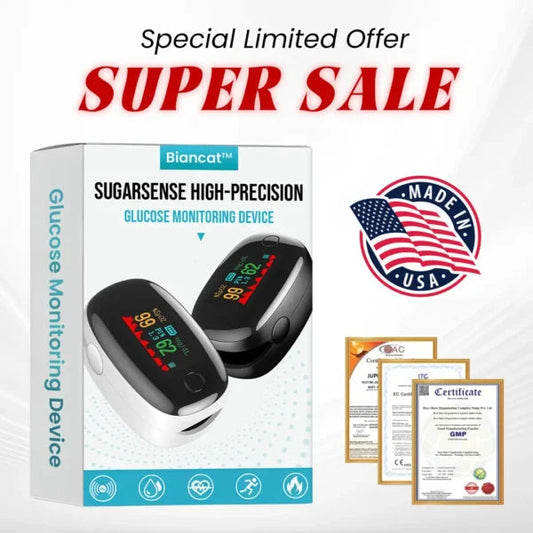 🔥Gluco One™🔥 - High-Precision Glucose Monitoring Device | Buy 1 Get 1 Free 🔥 | 🚨Limited Stock Available🚨