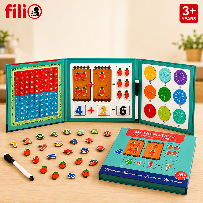 Filio Smart Math & Literacy Board™ | Improve Counting, Reading & Focus | Ages 3+