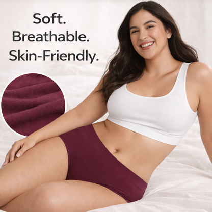 Ultra Period Panty – Leak-Proof Underwear for Maximum Protectionm (Pack of 4)