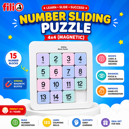 NumoShift™ – Smart Sliding Puzzle That Builds Focus & Logic