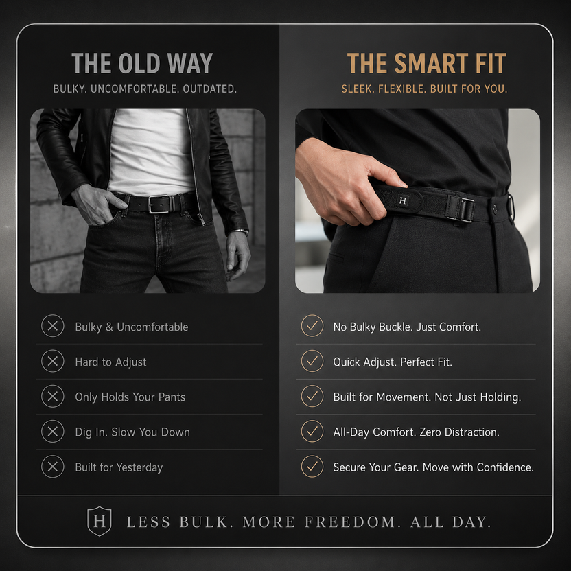 Flex Belt's BuckleLess Belt (Pack Of 2)