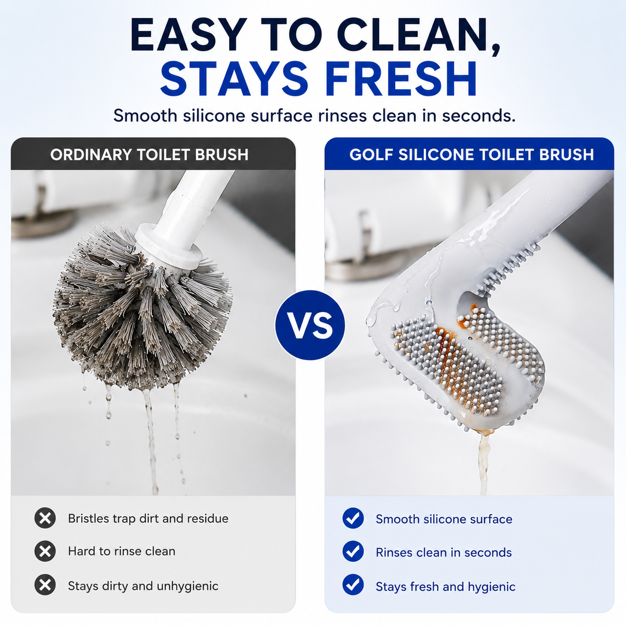 Ultimate Toilet Cleaning Golf Brush | ( BUY 1 GET 1 FREE )