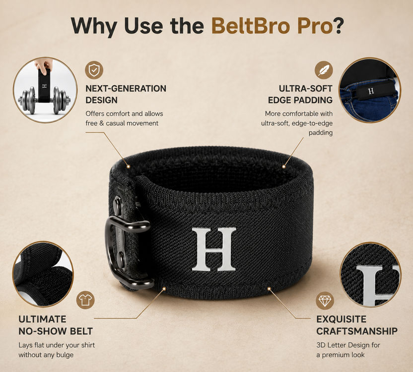 Flex Belt's BuckleLess Belt (Pack Of 2)