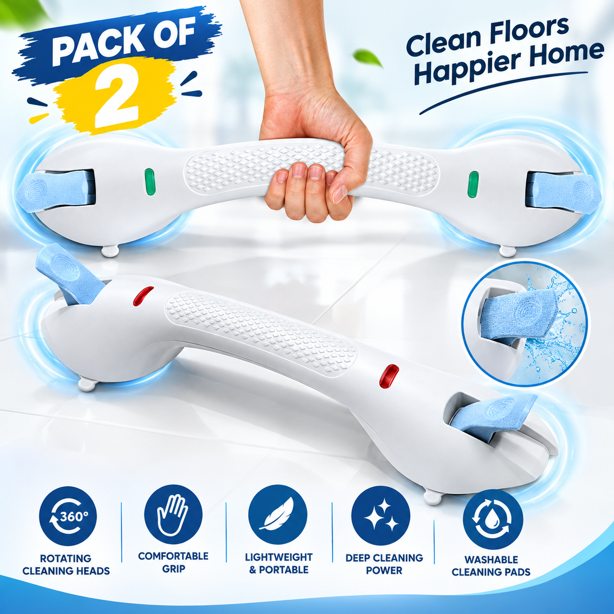 🚿 50% OFF! ✨ Vacuum Suction Bar Handle – No Drilling Anti-Slip Safety Support Handle
