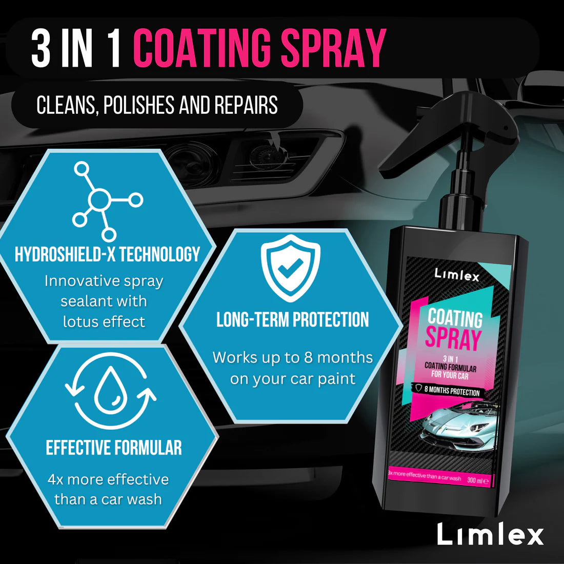 Limlex® Platinum Car Care Set (Buy 1 Get 2 Free🔥)