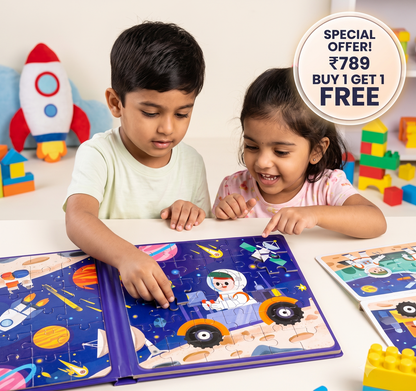 3 in 1 Magnetic Puzzle For Kids | Boosts Creativity | Buy 1 Get 1 FREE