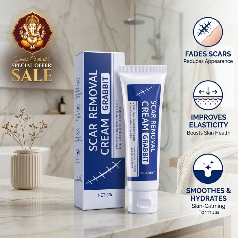 Scar Removal Cream | Keloid & Stretch Mark Care | Softening & Flattening