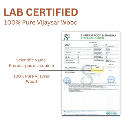 Vijaysar Wood Glass (Buy 1 Get 1 Free)