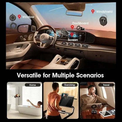 Car Dashboard Phone Holder 360° Vacuum Magnetic Phone Stand