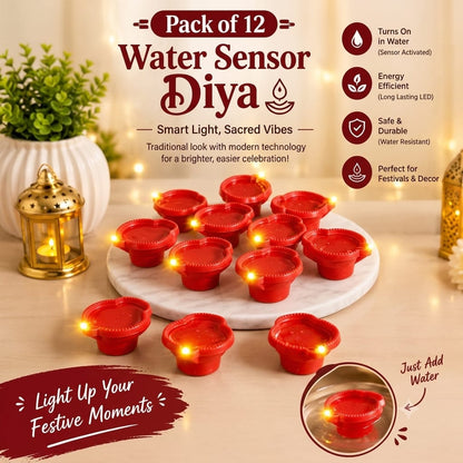 Magic Water Sensor Diya. – Pack of 12