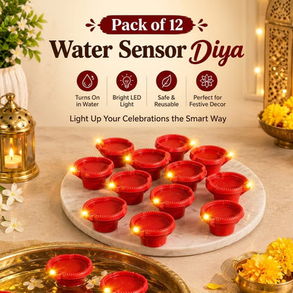 Magic Water Sensor Diya. – Pack of 12