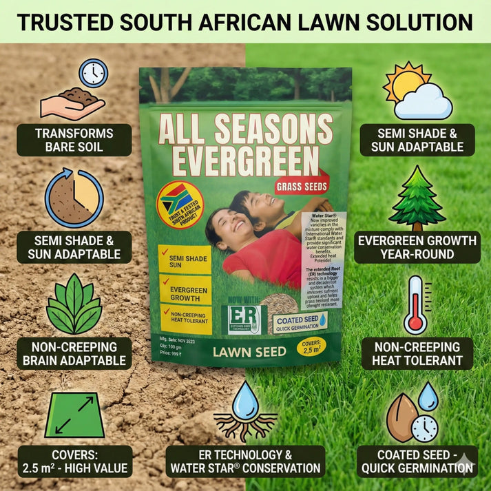 All Seasons Evergreen Grass Seeds | Fast Germination | 🔥Buy 1 Get 2 free🔥 | Price: ₹499