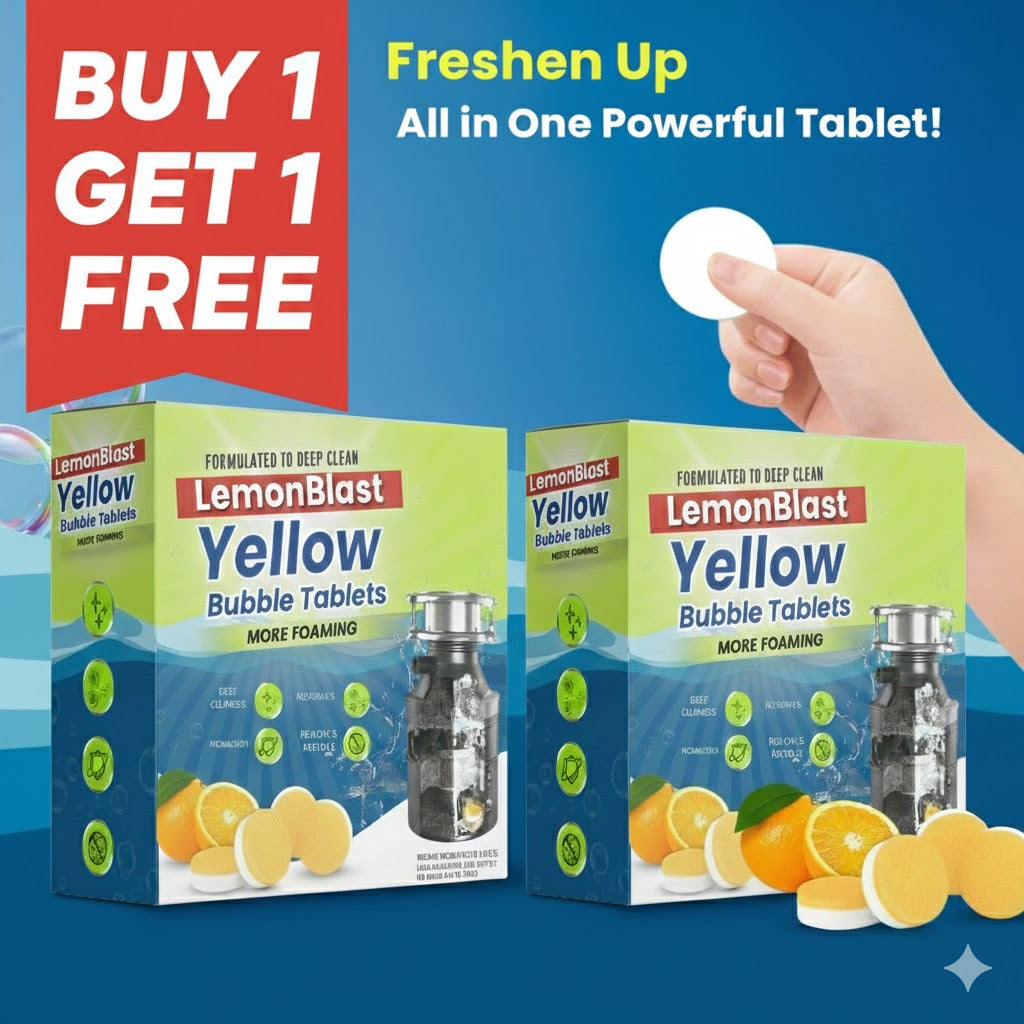 Lemon Blast Yellow Bubble Tablets | 🔥FLAT 50% OFF SAVING🔥